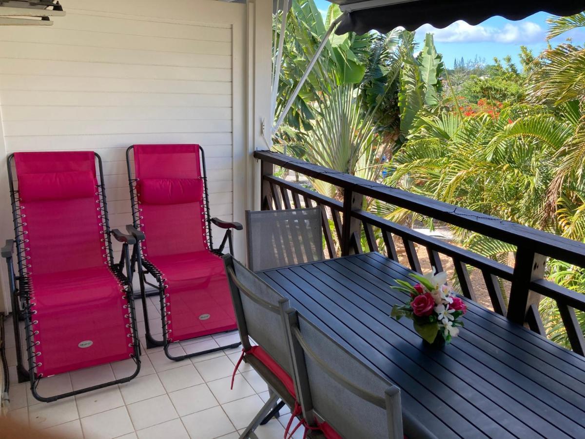 Appartement Arc En Ciel 3 Pieces Avec Acces Piscine Et Plage Saint-Francois  Exterior photo
